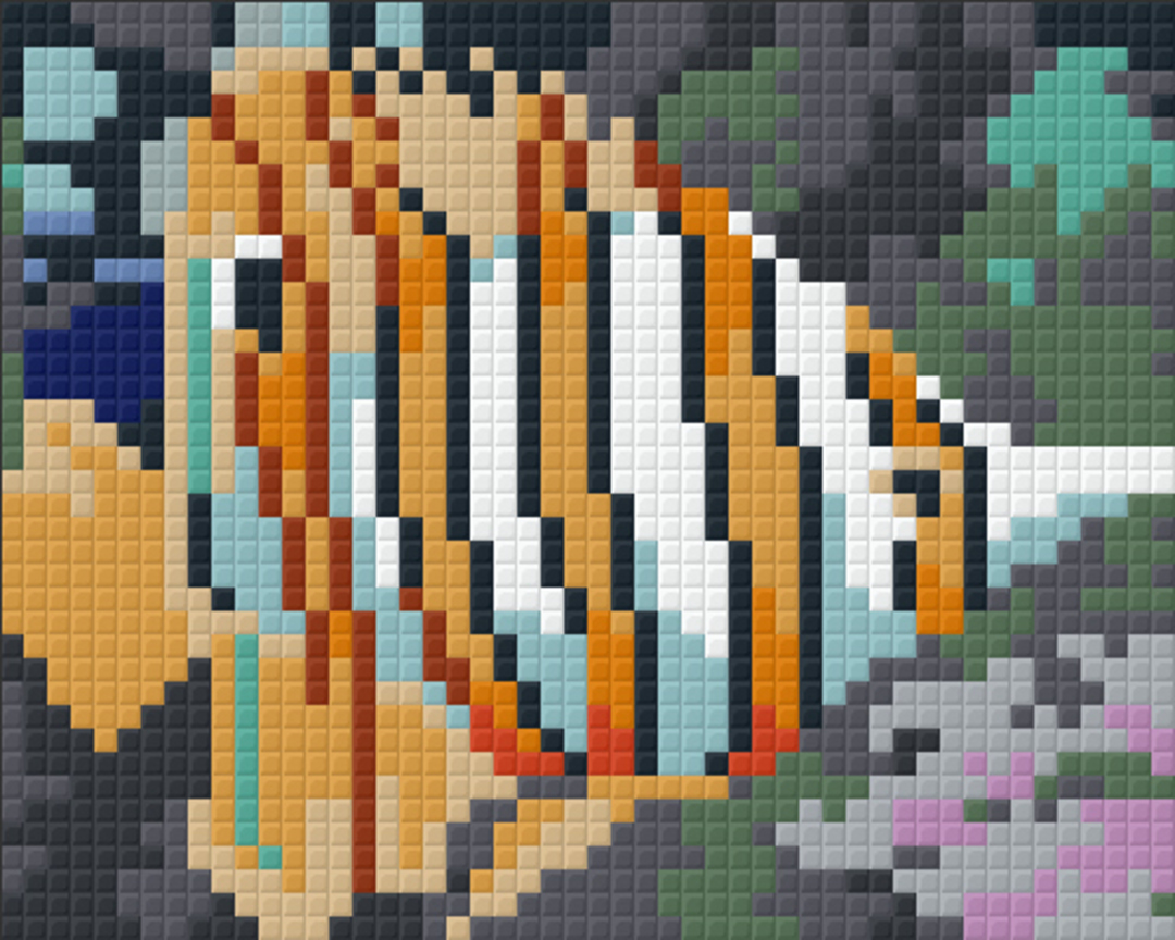 Angel Fish Facing Right One [1] Baseplate PixelHobby Mini-mosaic Art Kit image 0